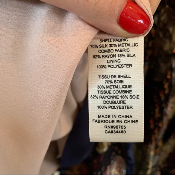 Rebecca Taylor | Glistening Rose Velvet Ruffle Dress | SOLD OUT - Picture 8 of 16